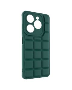 Чохол накладка для TECNO Spark 20/20C/GO 2024/POP 8/Infinix Hot 40i Quadrate Case Зелена (Green)