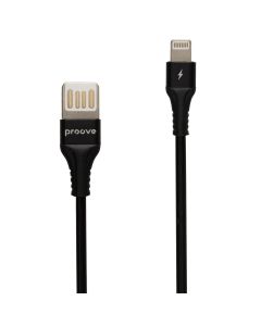 USB-кабель Proove Double Way Silicone Lightning 2.4A 1м Черный (Black)