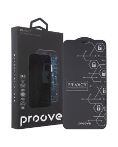 Захисне скло для iPhone 12/12 Pro PROOVE Privacy Чорне (Black)