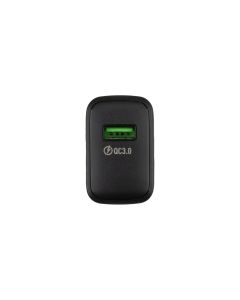 Зарядний пристрій Hoco CS21A (1USB) QC 18W+кабель Type-C Чорний (Black)