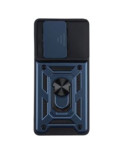 Чохол накладка для Xiaomi Redmi Note 13 Pro / Poco M6 Pro Camshield Serge Ring Синя (Blue)