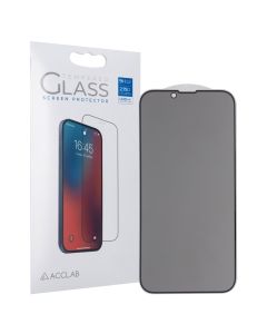 Защитное стекло для iPhone 13/13 Pro/14 ACCLAB Privacy Черное (Black)