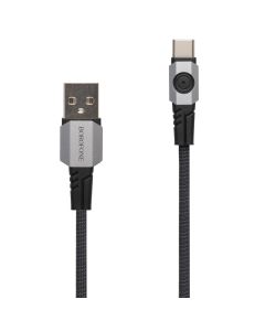 USB кабель Borofone BU47 Estrella 3A 1м Type-C Чорний (Black)
