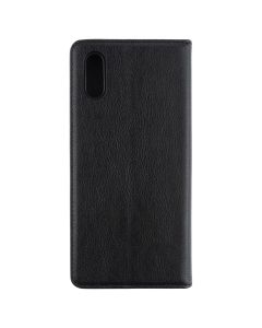 Чохол кейс для Xiaomi Redmi 9A Leather Fold Чорний (Black)