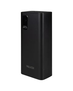 PowerBank 30000 mAh Walker WB-730 3USB+Type-C QC 3.0 22.5W/PD20W Чорна (Черный)