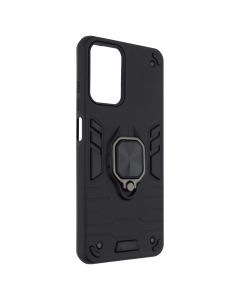 Чохол накладка для Motorola Moto G24/G24 Power/G04/G04s Transformer Ring Чорна (Black)