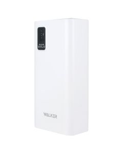 PowerBank 30000 mAh Walker WB-730 3USB+Type-C QC 3.0 22.5W/PD20W Белый (White)