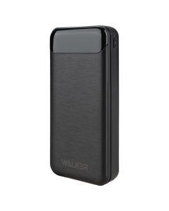 PowerBank 20000 mAh Walker WB-525 2USB 2.4A LCD Чорна (Черный)