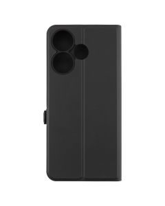 Чехол-кейс для Xiaomi Redmi 13 / Poco M6 / Note 13R Flap Case Черный (Black)