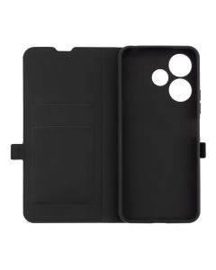 Чехол-кейс для Xiaomi Redmi 13 / Poco M6 / Note 13R Flap Case Черный (Black)