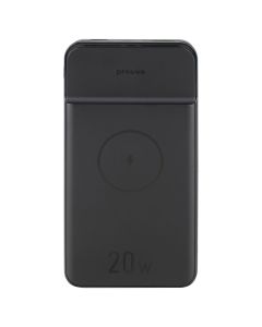 PowerBank 10000 mAh Proove Power Stand 2 in 1 Wireless 20W Чорна (Black)