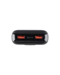 PowerBank 20000 mAh Veger L20S LCD Quick Charge PD20W Чорна (Black)