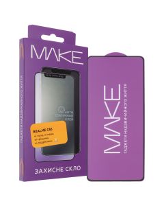 Захисне скло для Realme C65 MakeFuture RL Чорне (Black)