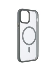 Чохол накладка для iPhone 12 Spigen MagSafe Сіра (Grey)