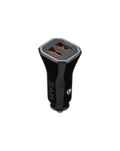 Автомобільний зарядний пристрій Make 1USB + 1Type-C 38W Чорний (Black)