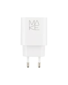 Зарядное устройство Make (1USB + 1USB-C) 45W Белый (White)
