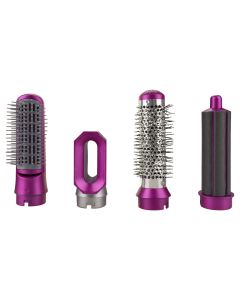 Фен-щітка Leafless Hair Dryer 5 in 1 Срібний Рожевий (Silver Pink)