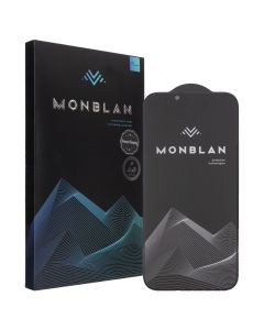 Захисне скло для iPhone 13/13 Pro/14 Monblan 2.5D Privacy Чорне (Black)