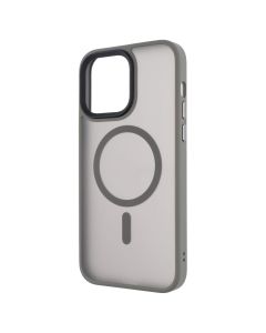 Чохол накладка для iPhone 14 Pro Max MiaMi Pjur with MagSafe Сіра (Titanium Grey)