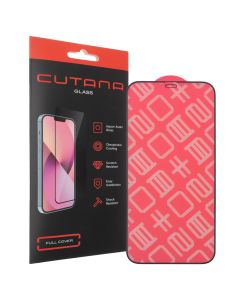 Захисне скло для iPhone 12/12 Pro Cutana Envelop 2.5D Full Cover Чорне (Black)