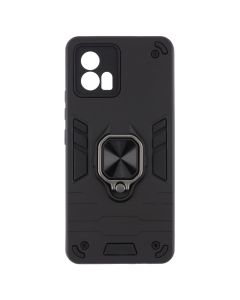 Чехол-накладка для Motorola G72 Transformer Ring Черный (Black)