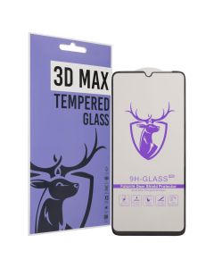 Захисне скло для Xiaomi Redmi 13C 3D Max MiaMi Чорне (Black)