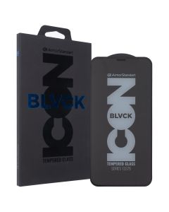 Захисне скло для iPhone 12/12 Pro ArmorStandart Space Black Icon Чорне (Black)