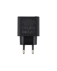 Зарядний пристрій Borofone BAS14A (1USB+1USB-C) 20W + кабель Type-C Чорний (Black)