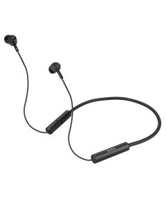 Беспроводные вкладыши Hoco ES69 Platinum с подвесным ожерельем для спорта Черные (Black)