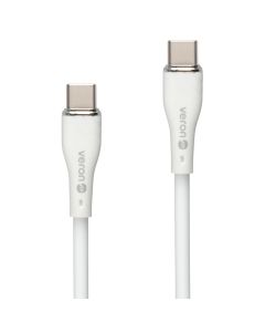 USB кабель Veron CC06 60W Type-C to Type-C 1м Білий (White)