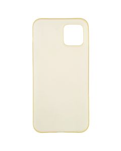 Чехол накладка для iPhone 12/12 Pro Цвет Матовый Жёлтый (Yellow)