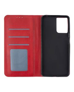 Чохол кейс для Motorola G24 DM Book Case Leather Червоний (Black)