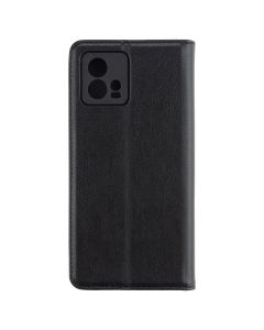 Чохол кейс для Motorola G72 Leather Fold Чорний (Black)