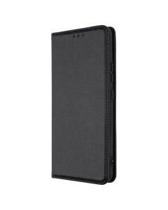 Чохол кейс для Motorola G72 Leather Fold Чорний (Black)