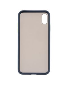 Чохол накладка для iPhone XS Max Matte Skin Affinity Зелена (Dark Blue)