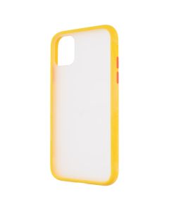 Чехол накладка для iPhone 11 Matte Skin Affinity Жёлтая (Yellow)