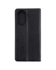 Чехол кейс для Realme C67 Leather Fold Черный (Black)