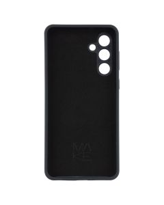 Чохол накладка для Samsung M55 Silicone MakeFuture Чорна (Black)