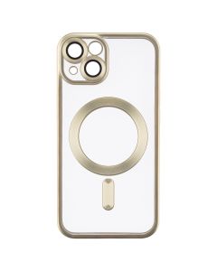 Чохол накладка для iPhone 14 MagSafe Shining Matte Золота (Gold)