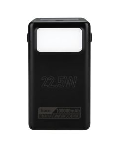 PowerBank 100000 mAh Hoco DB03 Endure 22.5W Чорний (Black)