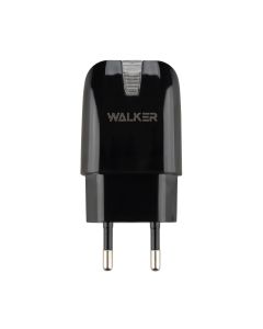 Зарядное устройство Walker WH-21 (1USB) 2.1A Черное (Black)