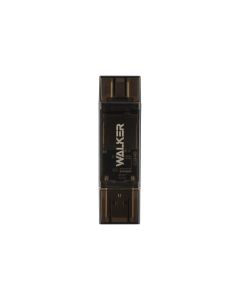 Картридер WCD-57 USB2.0, Type-C (micro SD, SD) Черный Прозрачный (Прозрачный)