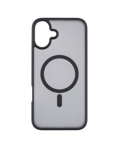 Чохол накладка для iPhone 16 WAVE Matte Insane MagSafe Чорна (Black)