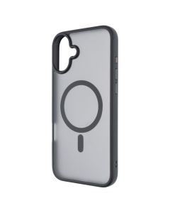 Чохол накладка для iPhone 16 WAVE Matte Insane MagSafe Чорна (Black)