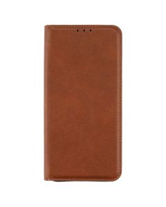 Чехол кейс для Samsung A05 DM Book Case Leather Коричневый (темно-коричневый)