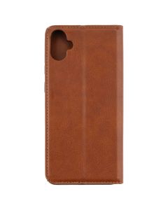 Чехол кейс для Samsung A05 DM Book Case Leather Коричневый (темно-коричневый)
