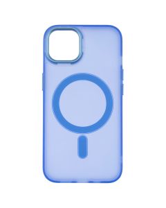 Чохол накладка для iPhone 13 DM Frosted Acrylic MagSafe Синя (Navy Blue)