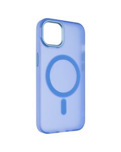 Чохол накладка для iPhone 13 DM Frosted Acrylic MagSafe Синя (Navy Blue)