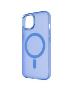 Чохол накладка для iPhone 13 DM Frosted Acrylic MagSafe Синя (Navy Blue)