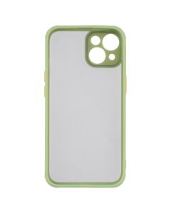 Чехол накладка для iPhone 14 Frame MakeFuture Зелёный (Green)